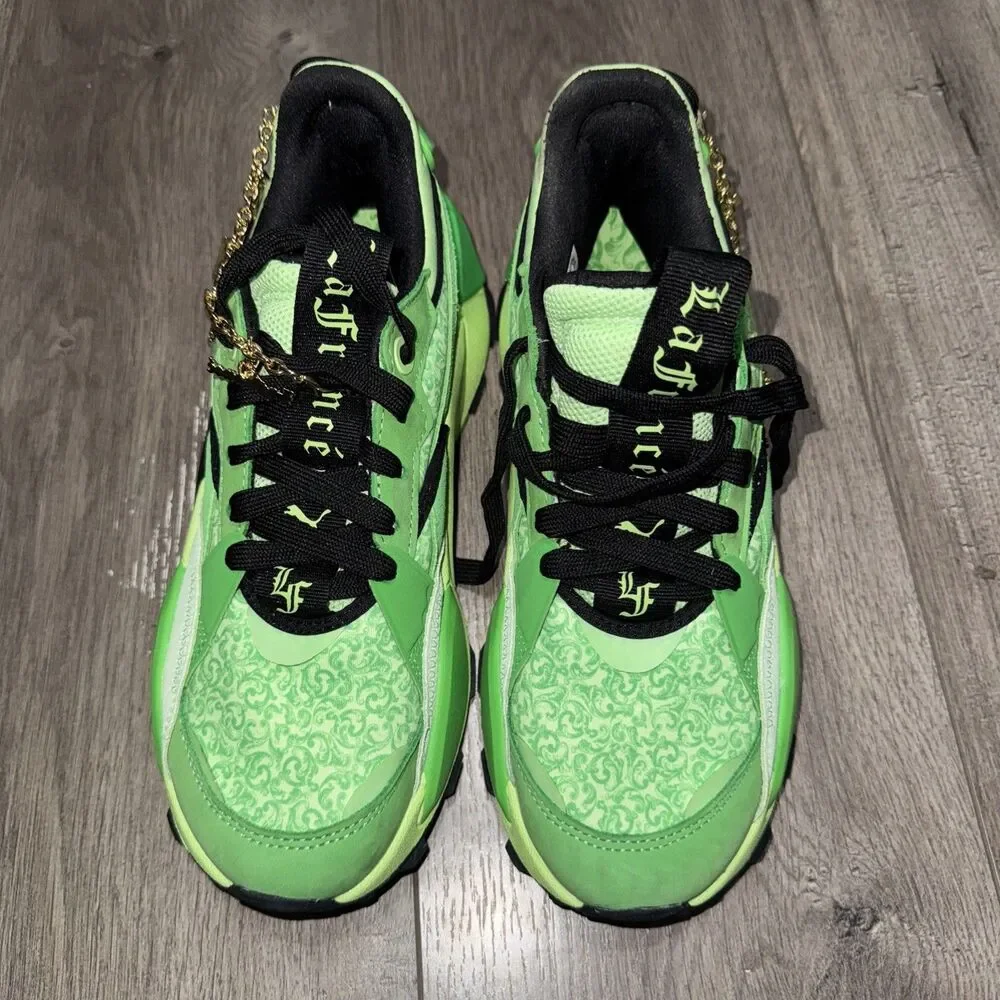PUMA x LAMELO BALL LaFrancé RS-XL Men's Lace Up Sneakers Green-Black Size 7